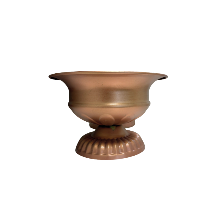 Copper Footed Vintage Bowl